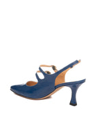 FRANCO RUSSO Décolleté pelle blu 1306S FINISH-NAVY 