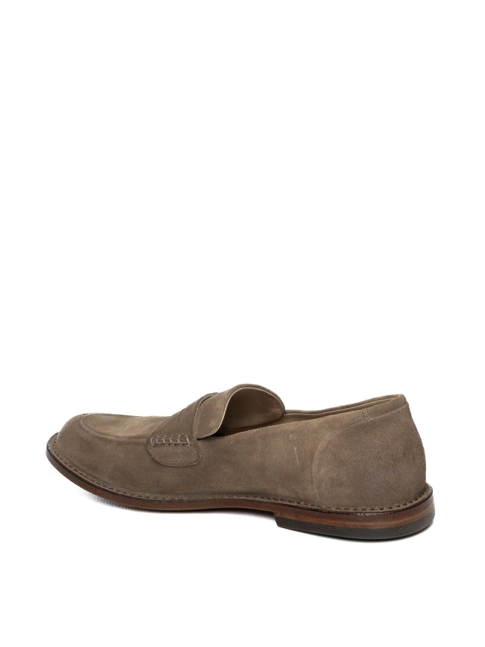 PANTANETTI Mocassino camoscio taupe 17510A POLAR-BLIND 