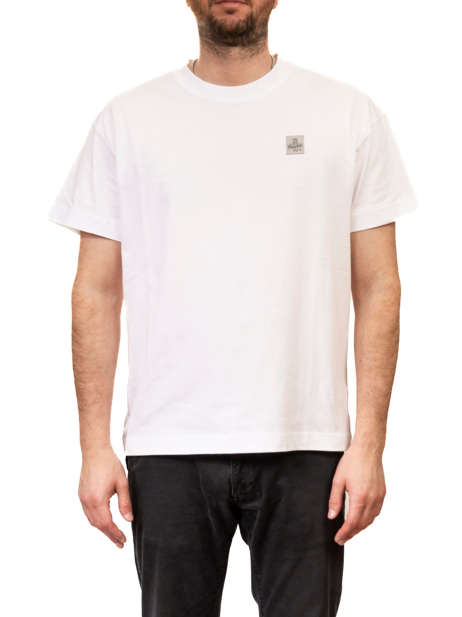 REFRIGIWEAR t-shirt logo bianco T62000JE0040 CLASH-A00010 