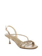 ALBANO VANITY Sandalo strass oro 7036 STRASS-PLATINO 