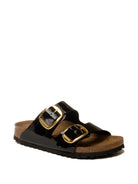 BIRKENSTOCK Sandalo arizona big buckle vernice nero ARIZONA BIG BUCKLE 1027918-BLACK 