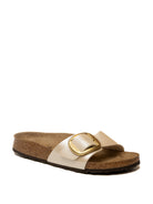 BIRKENSTOCK Sandal madrid big buckle laminato pearl MADRID BIG BUCKLE 1015279-PEARL WHITE 