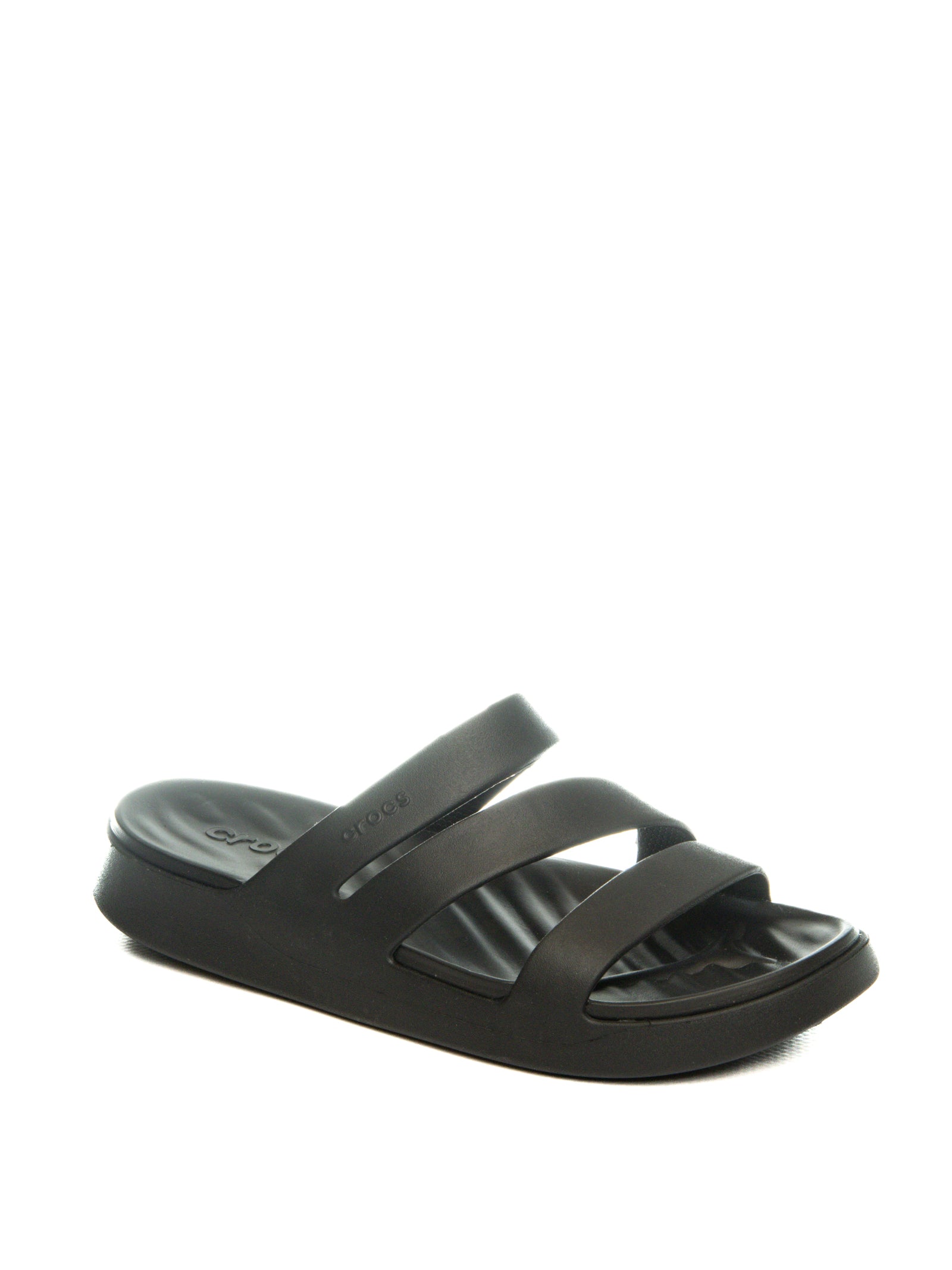 CROCS sandalo getaway nero 209587 GETAWAY-STRA-BLK 001 
