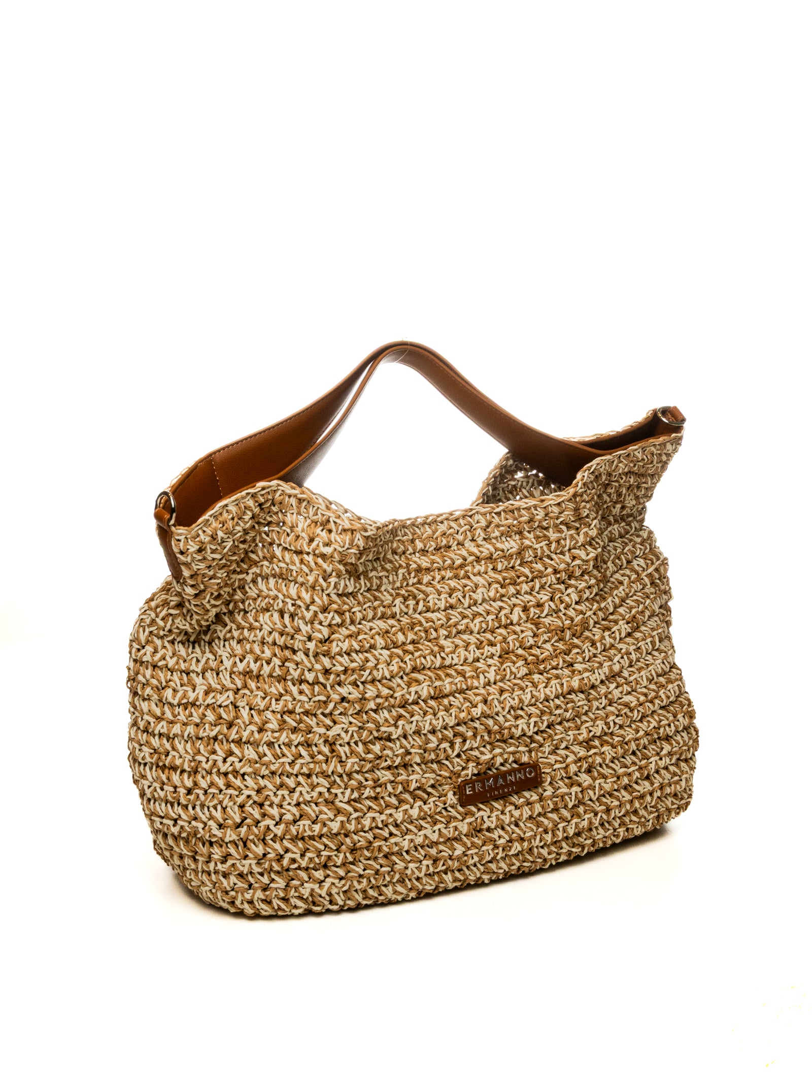 ERMANNO SCERVINO borsa a spalla anika panna/marrone 2085 ANIKA-044 