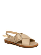 FRAU Sandalo pelle off white 85M6 LONDON-OYSTER 