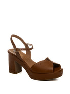 GIANMARCO SORELLI sandalo pelle marrone 2036 PELLE-CUOIO 