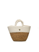 HATYOU borsa a mano bianca/naturale BP0304 TESSUTO-BIANCO 