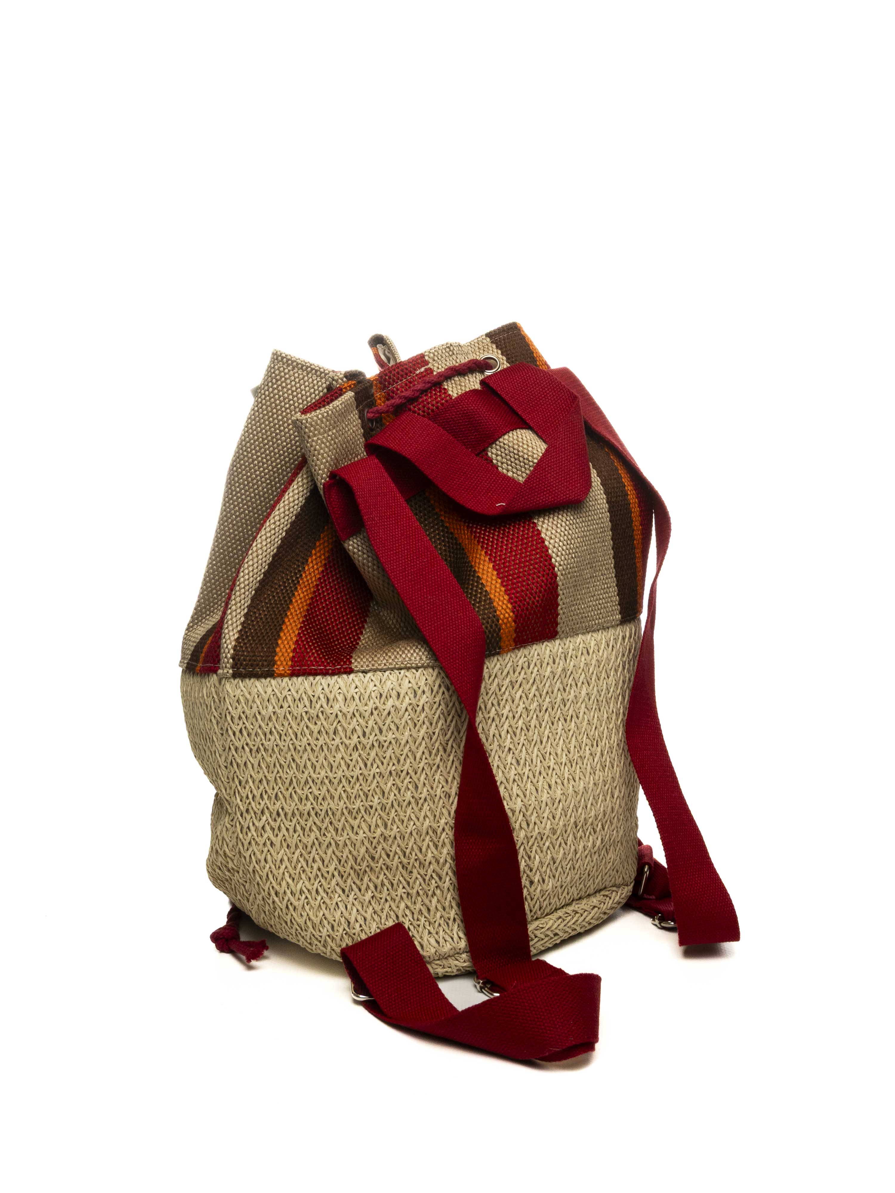 HATYOU zaino canvas bordeaux BP0336 CANVAS-BORDEAUX 