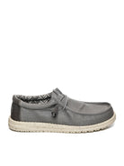 HEY DUDE Slip on wally stretch canvas grigio 40700 WALLY STRETCH CANVAS-1XA 
