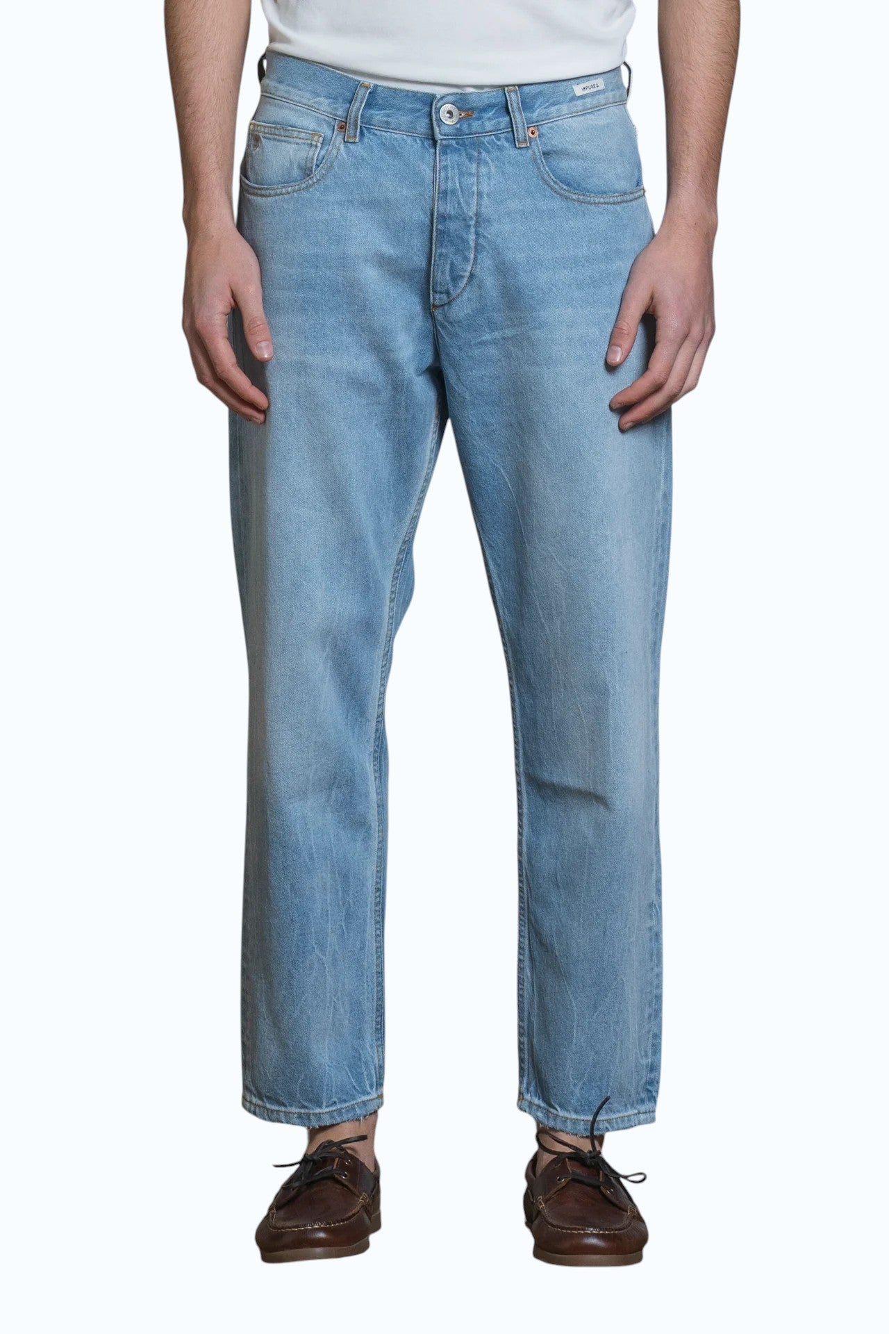 IMPURE jeans denim azzurro HIRO DENIM-C49 