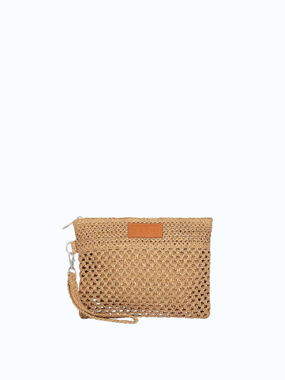 ME FUI Borsa rafia beige SW0055LB RAFIA-L.BROWN 