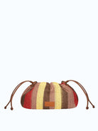 ME FUI Pochette mare donna con coulisse rosso/multi SW0090RD RAFIA-RED 