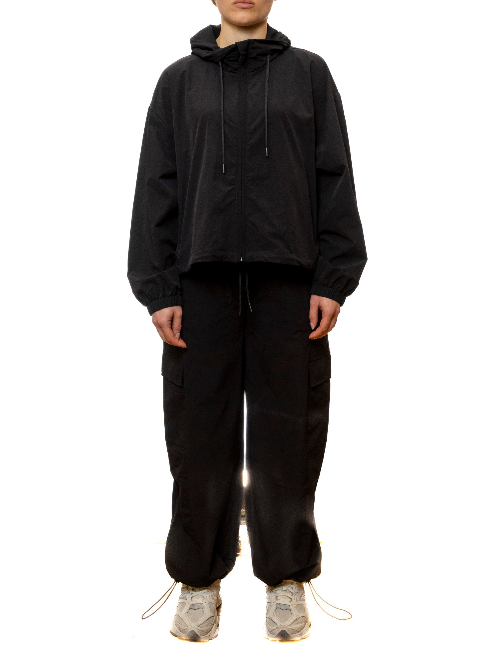 MORE pantalone tessuto tecnico nero TALIA TESS-NERO 
