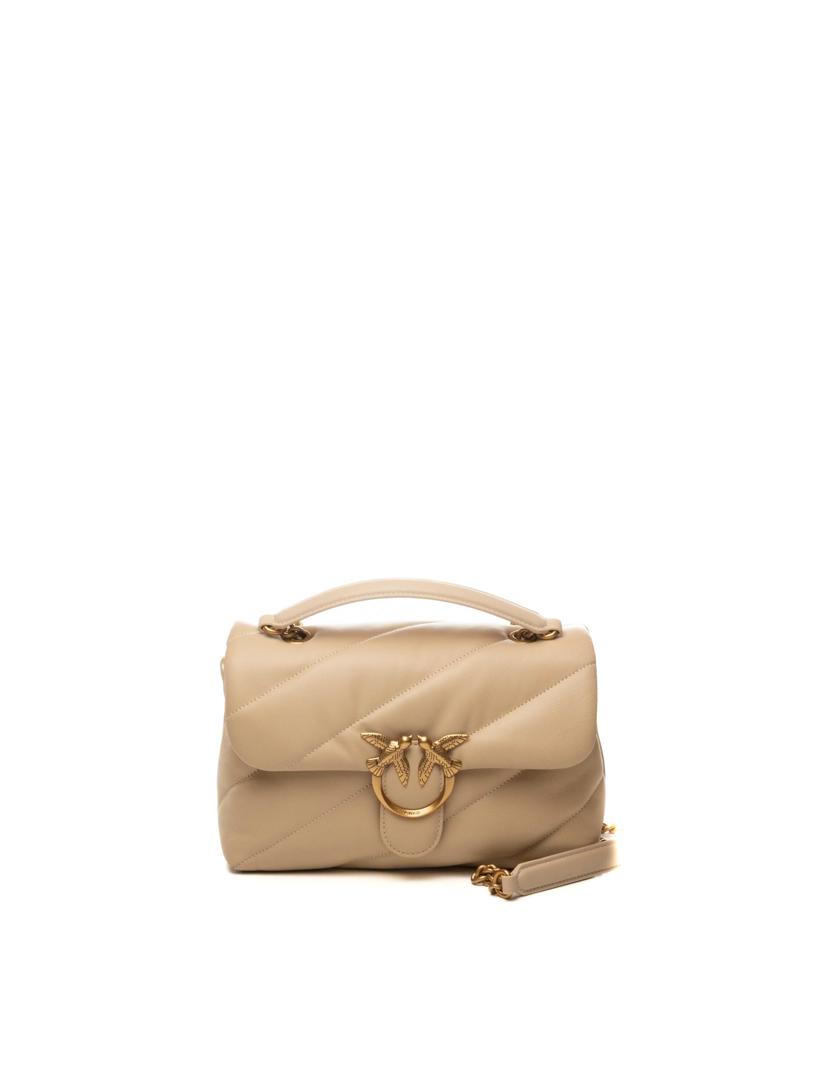 PINKO borsa a spalla love puff beige 100038-A0F2 LOVE PUFF-C50Q 