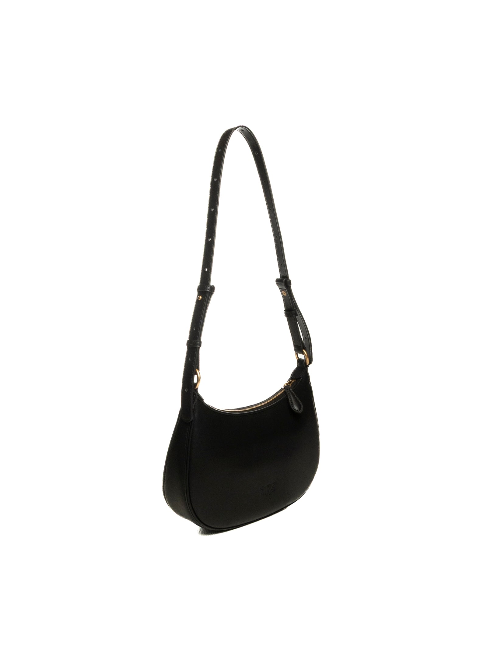 PINKO borsa a spalla half moon mini nera/oro 102790-A0F1 HALF MOON MINI-Z99Q 
