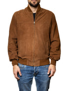 PK BY PASKAL giubbino camoscio marrone 004 CAM-WHISKY 