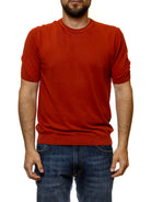 QB24 t-shirt cotone arancione 0126127 COTONE-ARANCIO 