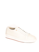 SANTONI sneaker in pelle bianco 21430 WHITE-148 