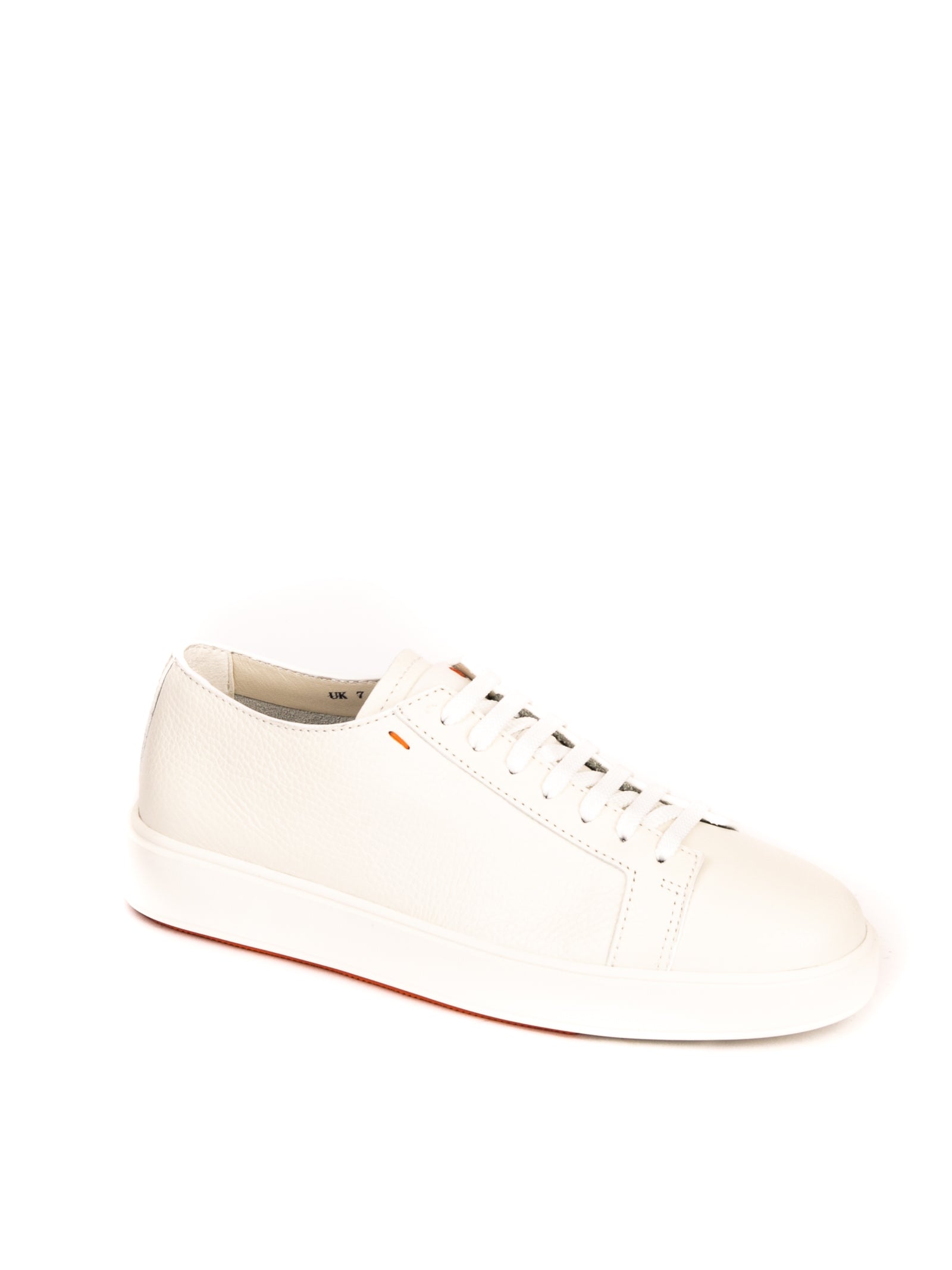 SANTONI sneaker in pelle bianco 21430 WHITE-148 